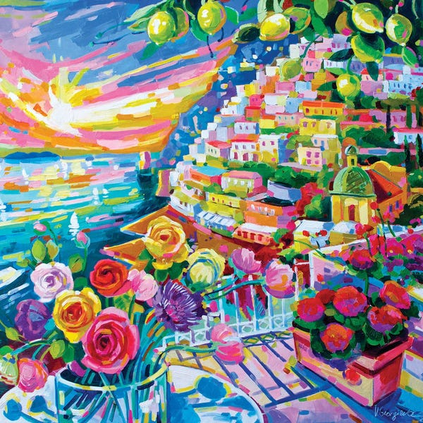 La Dolce Vita: Lemons In Positano by Vanya Georgieva