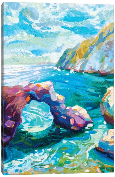 The Green Sea Canvas Art Print - La Dolce Vita