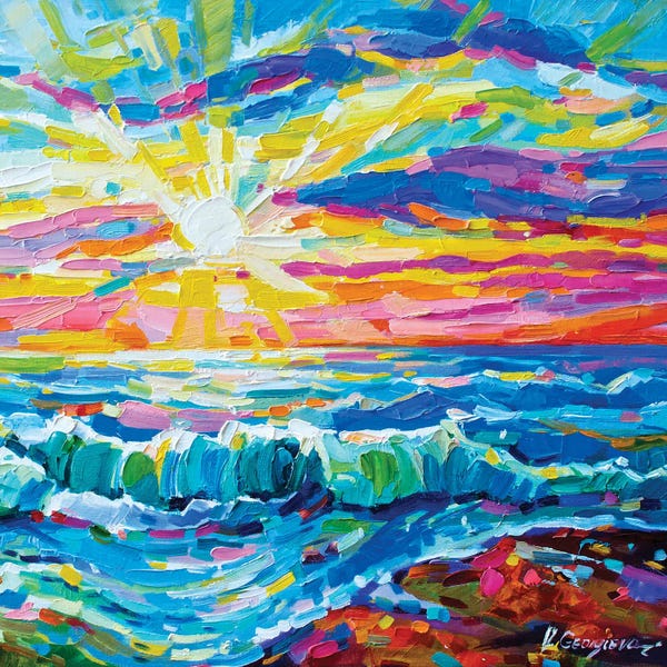 Ocean Sunrises & Sunsets: The Magic Wave by Vanya Georgieva