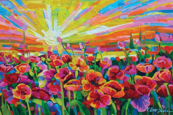Poppies: The Red Fields by Vanya Georgieva