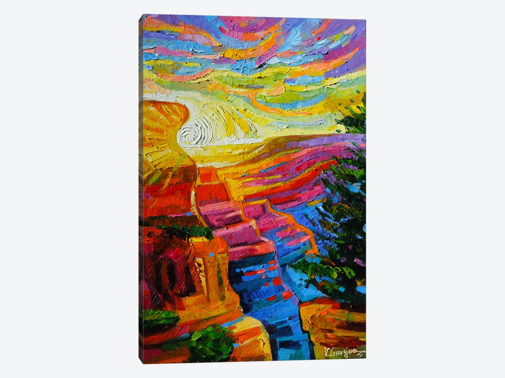 Grand Canyon Sunset by Vanya Georgieva 1-piece Canvas Art Print