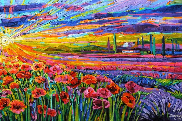 Poppies: Spring Rhapsody by Vanya Georgieva