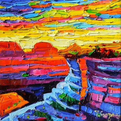 Grand Canyon Sunset III by Vanya Georgieva canvas print