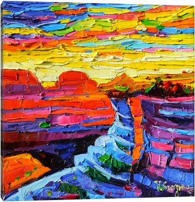 Grand Canyon Sunset III Canvas Art Print - Vanya Georgieva