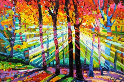 Gold Light Song by Vanya Georgieva canvas print