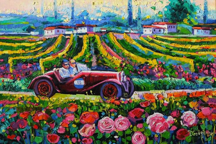 Mille Miglia . Roses In Tuscany