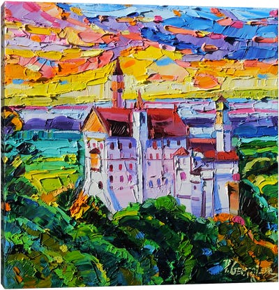 Neuschwanstein Castle Canvas Art Print - Castle & Palace Art
