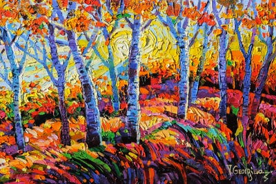 Fall Rhapsody II by Vanya Georgieva framed wall art