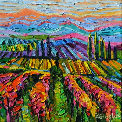 Soma Vineyards by Vanya Georgieva canvas print