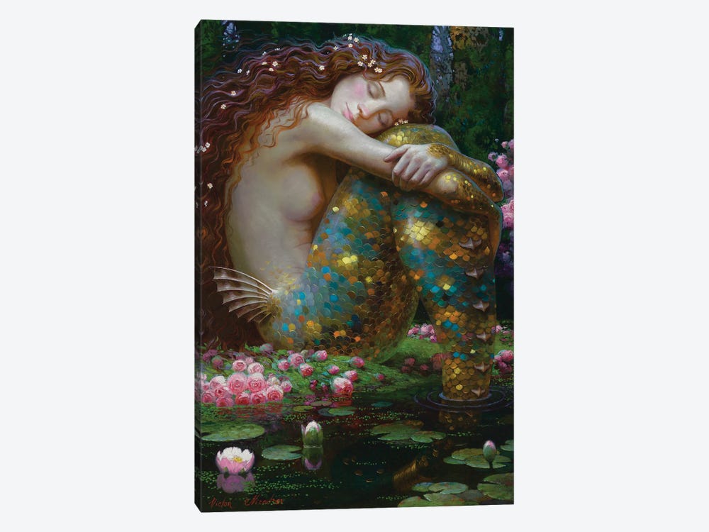 Mermaid's Dream by Victor Nizovtsev 1-piece Canvas Print