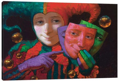 Carnaval Canvas Art Print - Entertainer Art