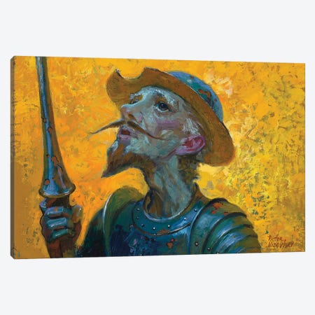 Don Quixote Canvas Print #VNZ12} by Victor Nizovtsev Canvas Art Print