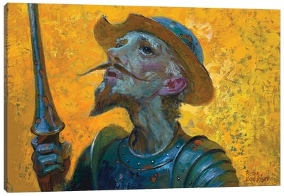 Don Quixote Canvas Art Print - Literature