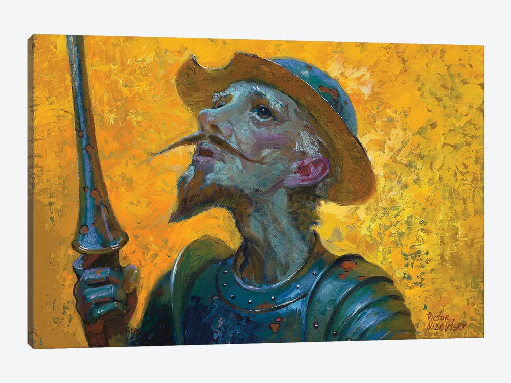 Don Quixote by Victor Nizovtsev 1-piece Canvas Wall Art