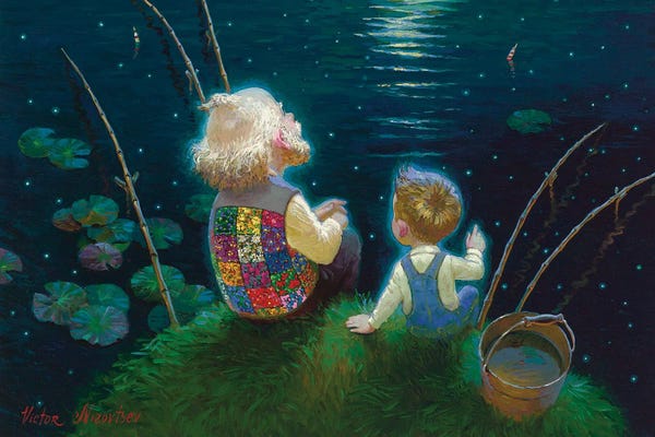 Water Lilies: Dreamers by Victor Nizovtsev