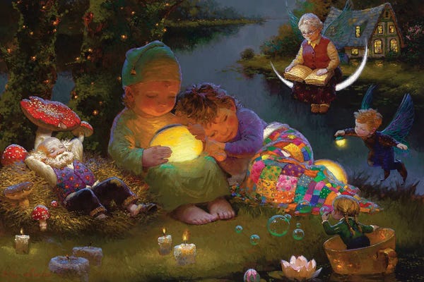 Imagination: Fairy Tale Evening by Victor Nizovtsev