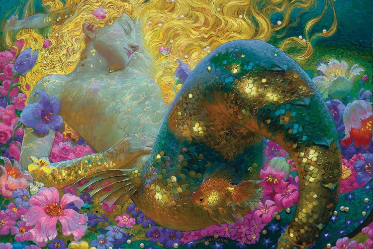 Golden Dreams by Victor Nizovtsev wall art