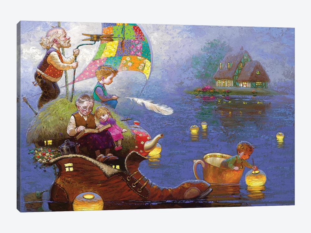 Home, Sweet Home by Victor Nizovtsev 1-piece Canvas Art Print