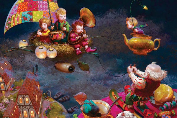 Fairytale Scenes: Joy Ride by Victor Nizovtsev