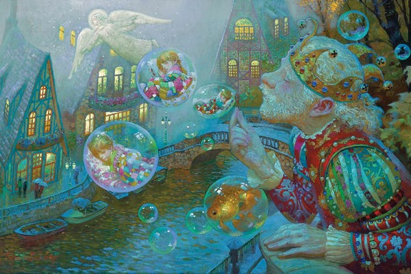 Fairytale Scenes: King's Bubbles by Victor Nizovtsev