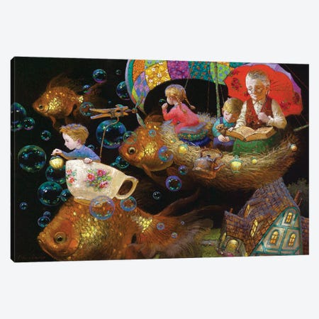 Quilted Dreams Canvas Print #VNZ45} by Victor Nizovtsev Canvas Art Print
