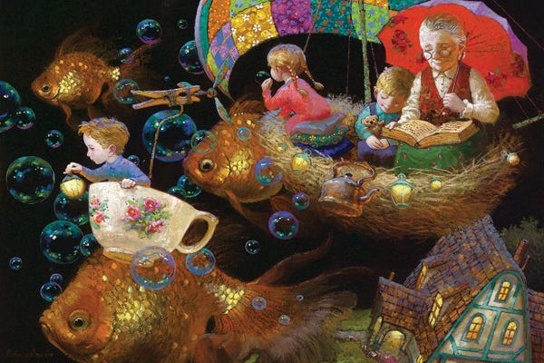 Fairytale Scenes: Quilted Dreams by Victor Nizovtsev
