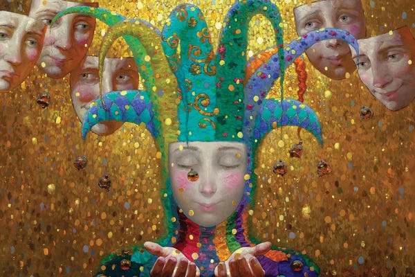 Illuminated Oil Paintings: Rain Of Gold by Victor Nizovtsev