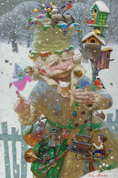 Detailed Oil Painters: Rumors About Early Spring by Victor Nizovtsev