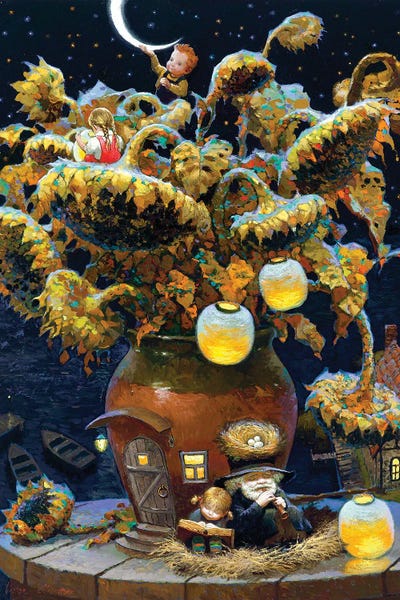 Victor Nizovtsev: Sunflower Family by Victor Nizovtsev