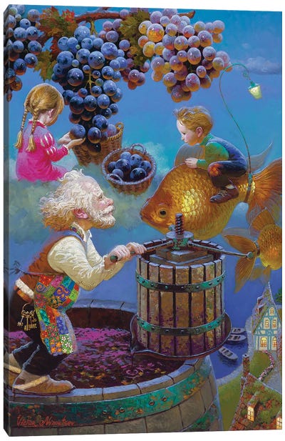 Anthem To Autumn Canvas Art Print - Goldfish Art