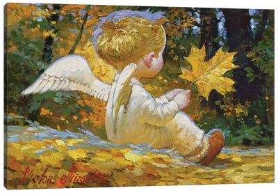 Authum Angel Canvas Art Print - Victor Nizovtsev