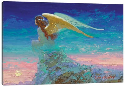 Messenger Canvas Art Print - Angel Art