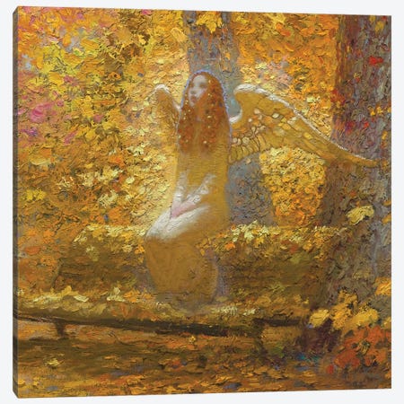 Autumn Angel Canvas Print #VNZ78} by Victor Nizovtsev Canvas Art Print
