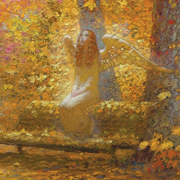 Victor Nizovtsev: Autumn Angel by Victor Nizovtsev