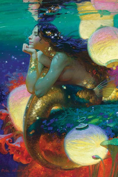 Mermaids: Contemplation II by Victor Nizovtsev