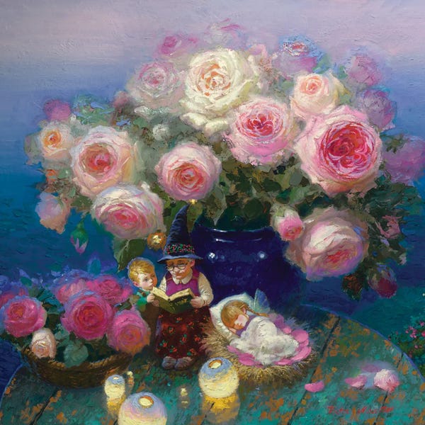 Reading: Rose Dreams Garden by Victor Nizovtsev