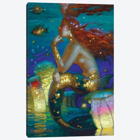 Fire And Water Canvas Print #VNZ83} by Victor Nizovtsev Canvas Artwork