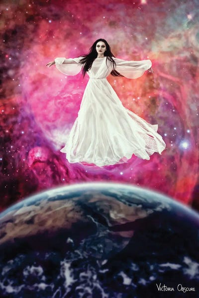 Above by Victoria Obscure metal wall art