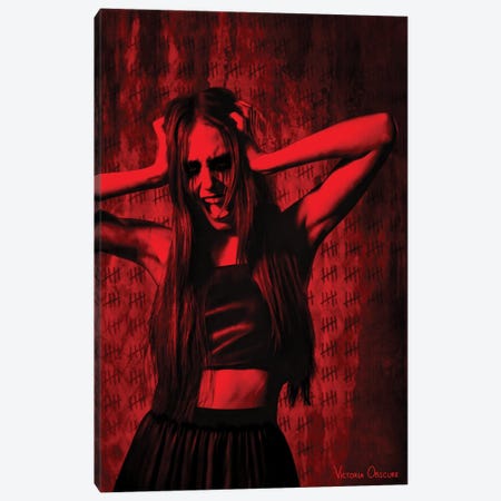 Immortal Hatred Canvas Print #VOB105} by Victoria Obscure Canvas Print