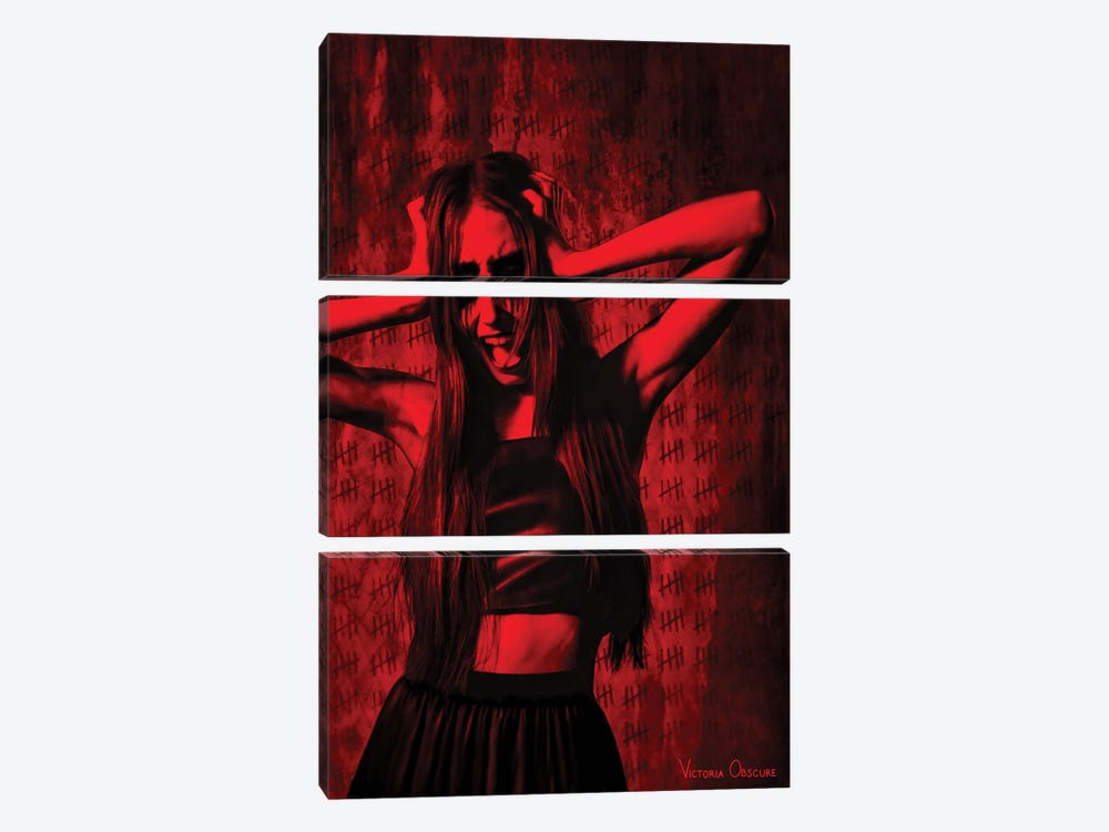 Immortal Hatred by Victoria Obscure 3-piece Canvas Wall Art