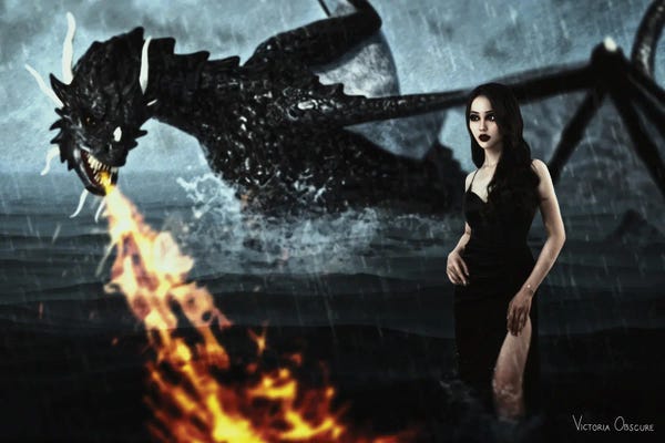 Goth Art: Aeon by Victoria Obscure