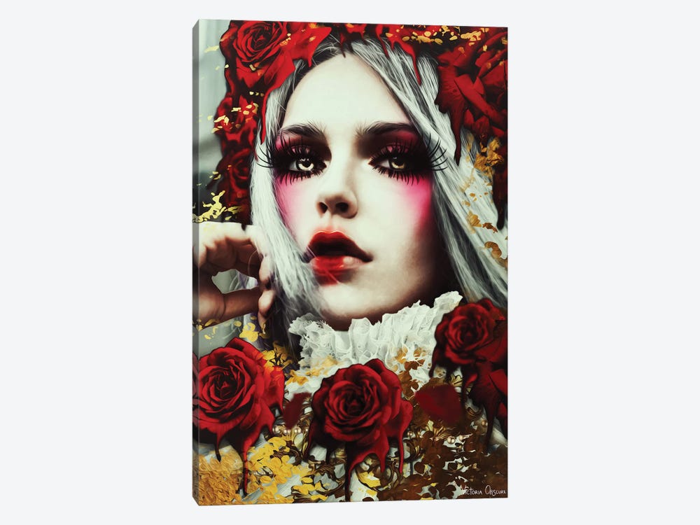 Bleeding Roses by Victoria Obscure 1-piece Canvas Wall Art