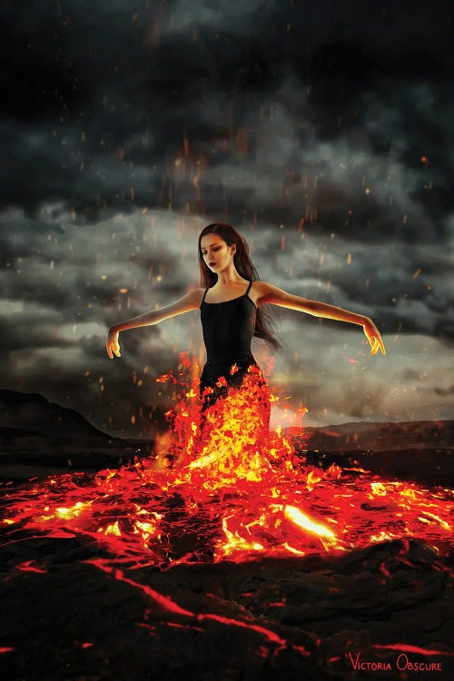 Like A Phoenix by Victoria Obscure wall art