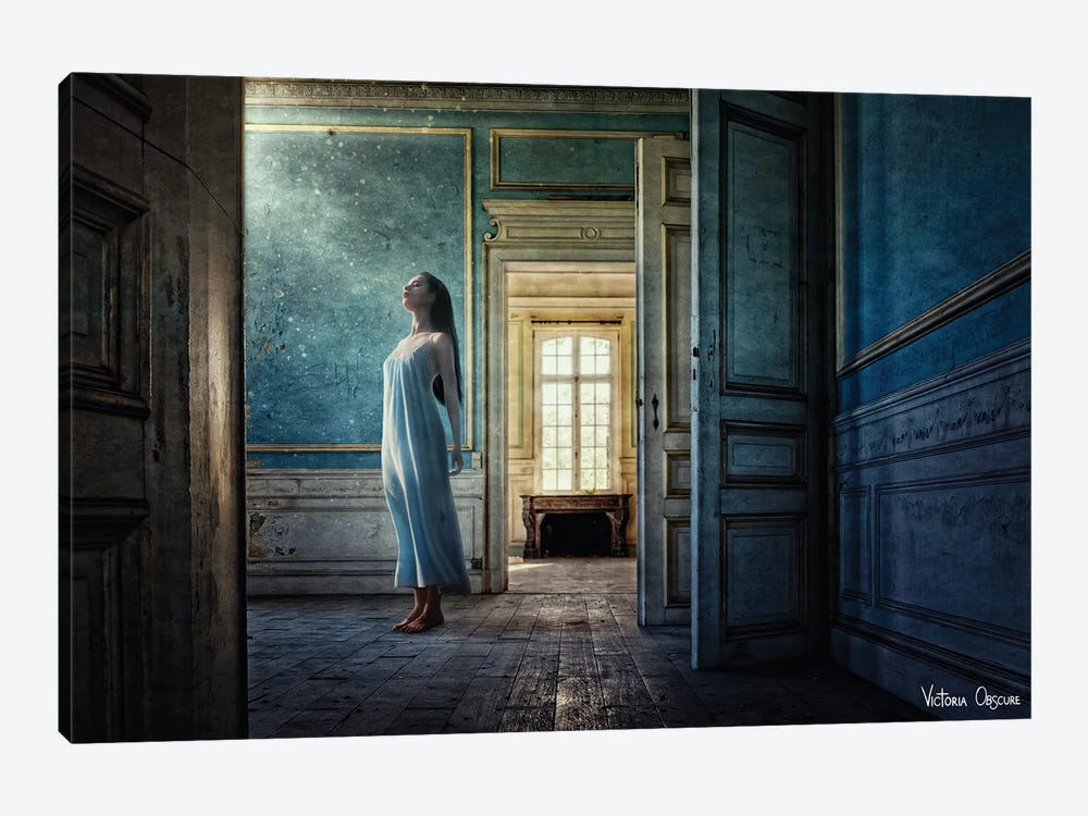 She Fell Silent by Victoria Obscure 1-piece Canvas Print