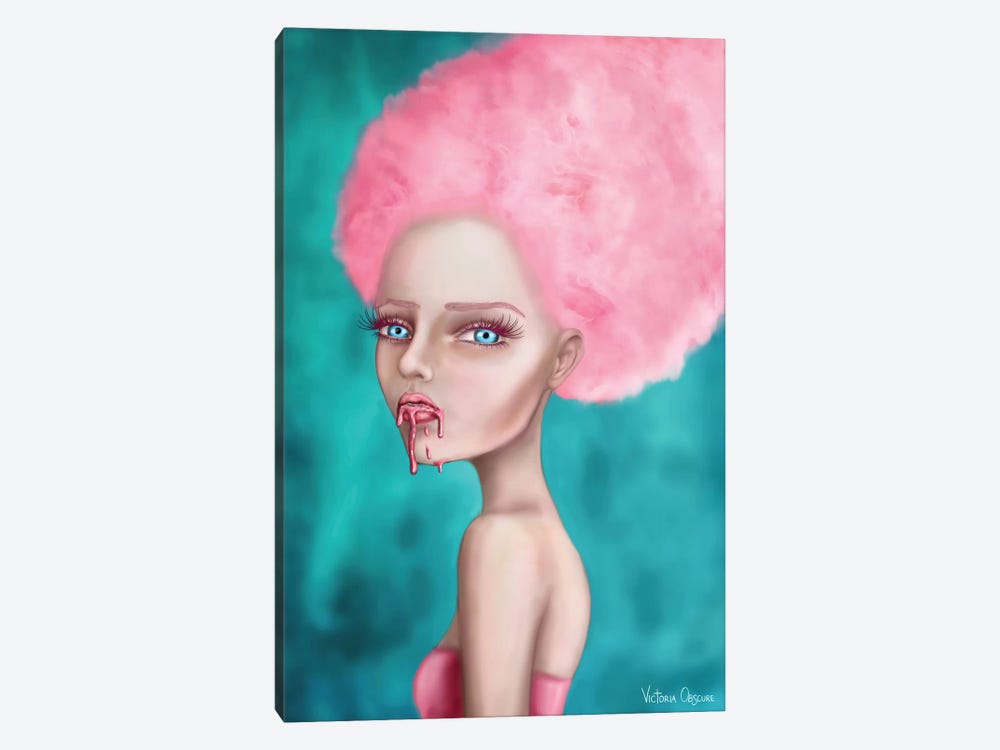 Cotton Candy by Victoria Obscure 1-piece Canvas Wall Art