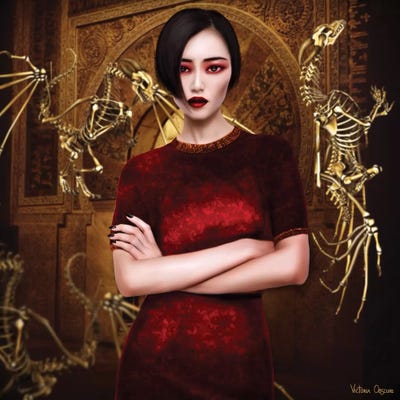 Inner Demons by Victoria Obscure art print