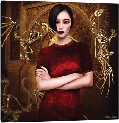 Inner Demons Canvas Art Print - Victoria Obscure