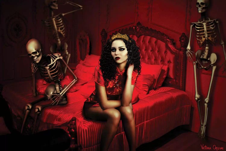Thanatophobia by Victoria Obscure wall art