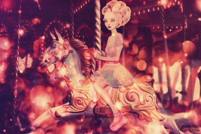 Carousel by Victoria Obscure canvas print