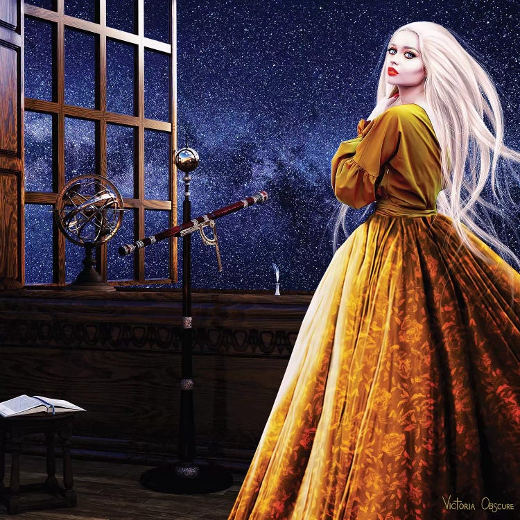 Stargazer by Victoria Obscure wall art